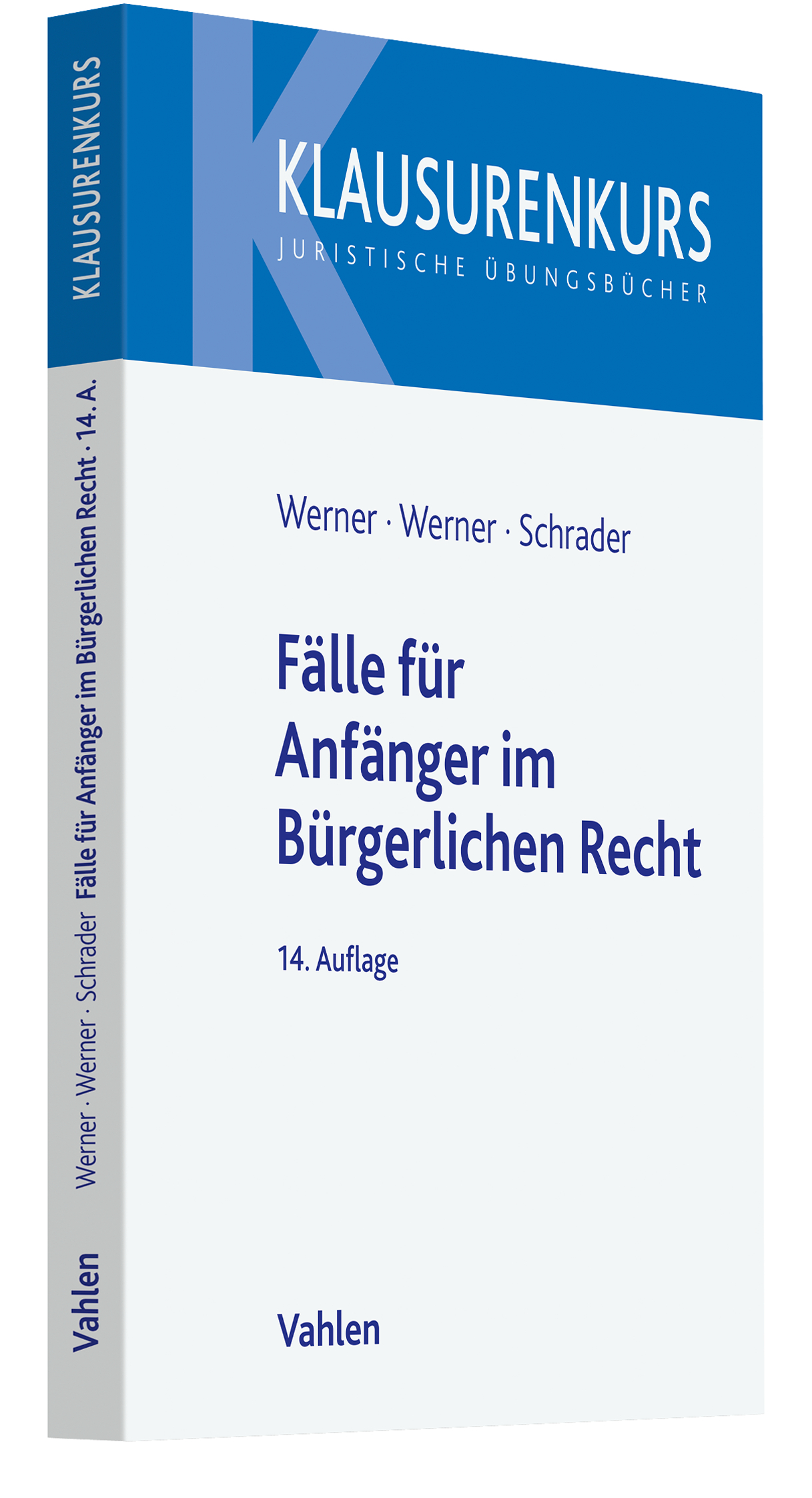 ABB_WernerFaellefuerAnfaengerim_978-3-8006-6800-7_14A_Cover3d