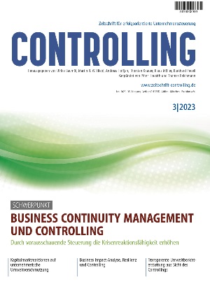 Das Aktuelle Heft | Controlling - Zeitschrift Für Erfolgsorientierte ...