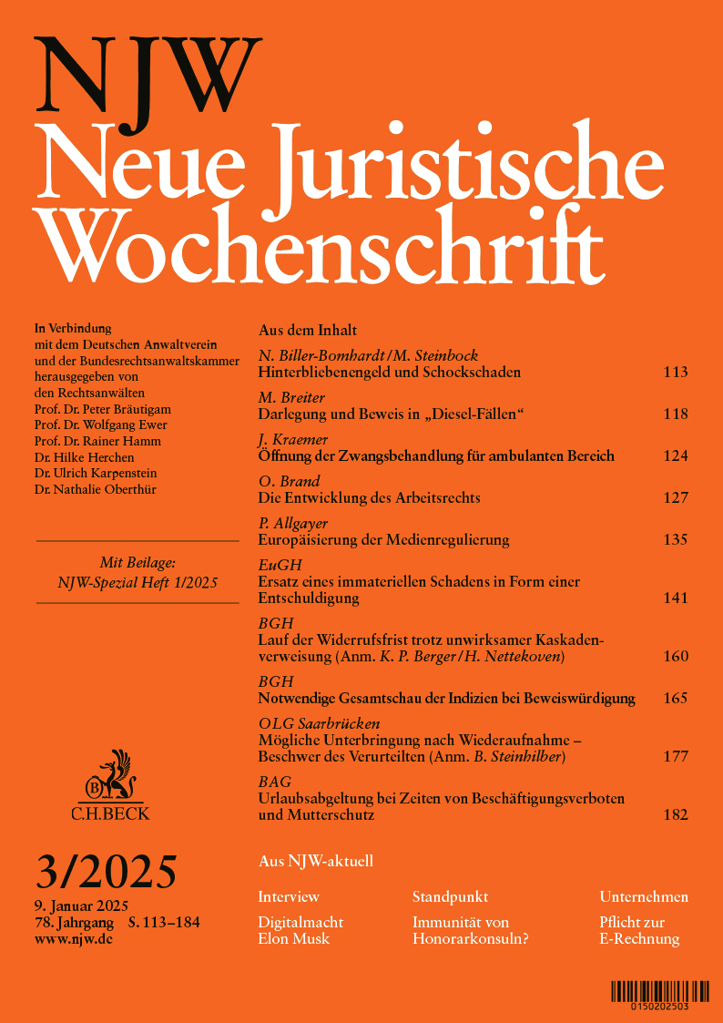 NJW Titelseite