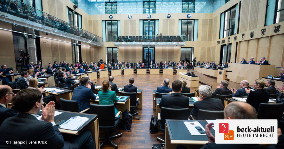 Digitalreformen in der Justiz gehen in den Vermittlungsausschuss