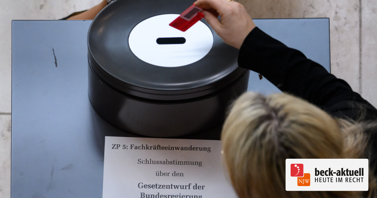 Bundestag beschließt neues Einwanderungsrecht