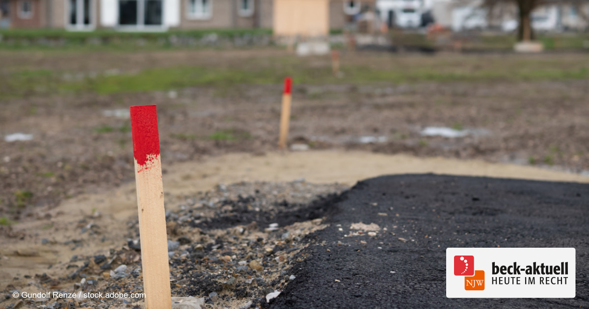Entstehen der Vorteilslage bei Erschließungsbeiträgen