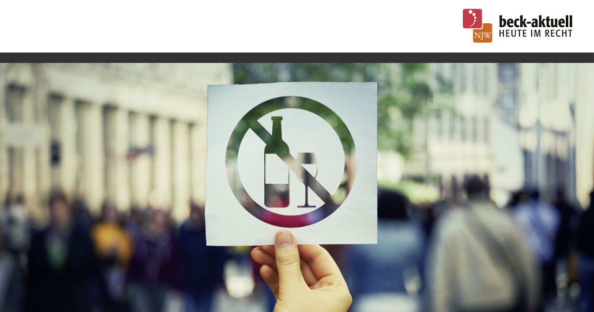 Bayernweites Alkoholverbot im öffentlichen Raum vorläufig außer Vollzug