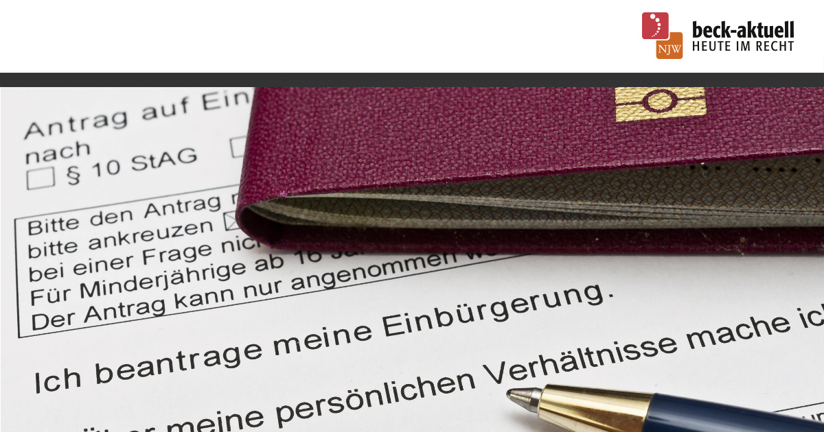 Einbürgerung in Ausnahmefällen auch ohne amtliche Ausweispapiere möglich
