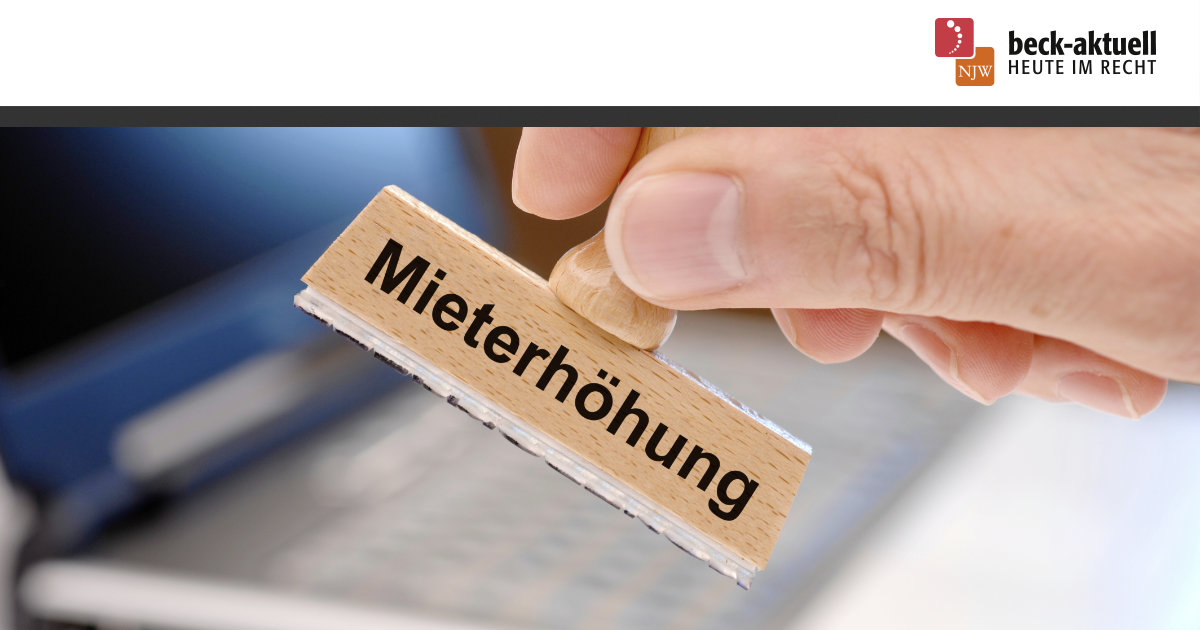 Mieterhöhungserklärung Erfordert Keine Aufteilung Der ...