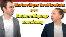 Einstweiliger Rechtsschutz gegen Baubeseitigungsanordnung