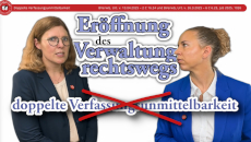 Eröffnung des Verwaltungsrechtswegs
