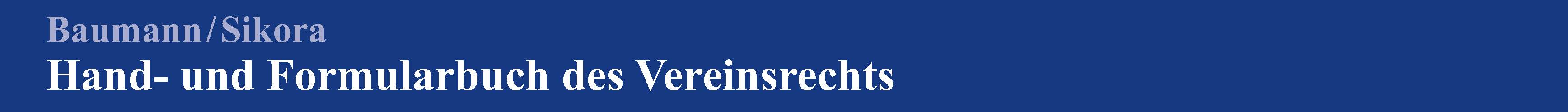 Banner Baumann HB VereinsR